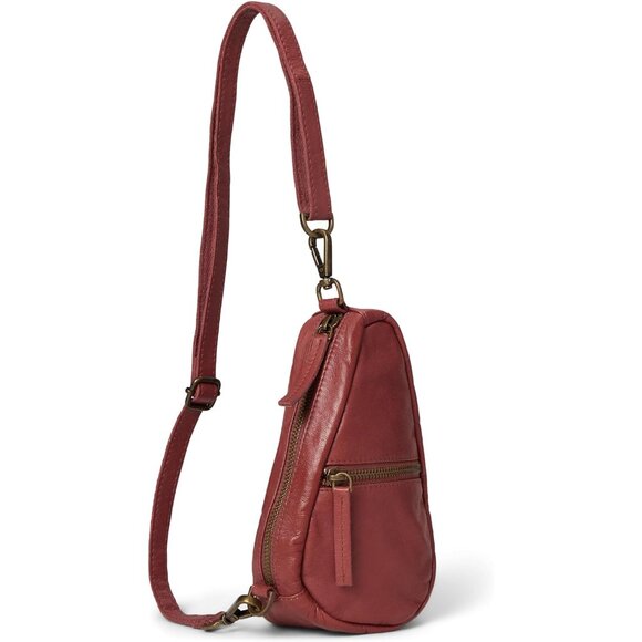 Coffee Date Mini Crossbody Bag Leather Small Shoulder Purse Adjustable Strap - Picture 1 of 4